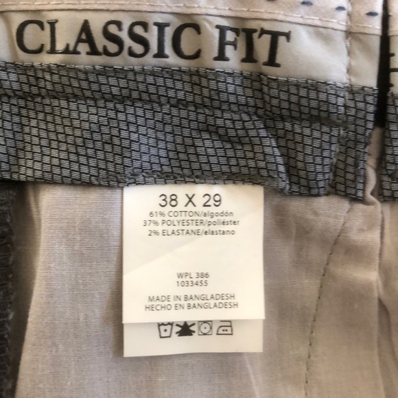Haggar Classic Stretch Comfort Khaki Slacks - Picture 2 of 3